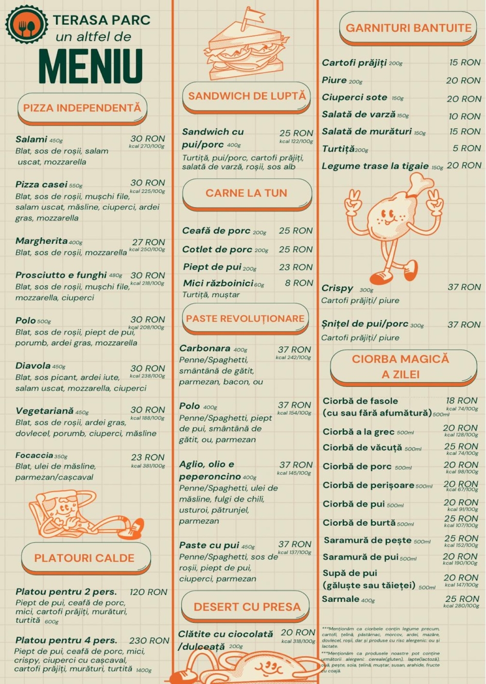 Meniu Mancare